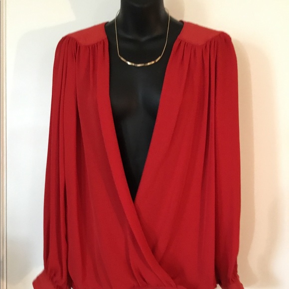 Parker Daniella Silk-Blend Blouse NWOT Size M - Picture 6 of 10